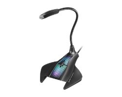 Micrófono Sobremesa Mars Gaming Flexible Negro (MMIC)
