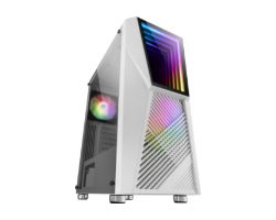 Semitorre Mars Gaming Premium ARGB ATX Blanca (MC777W)