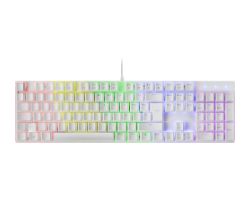 Teclado Mecánico Mars Gaming LED RGB USB 1.5m Blanco