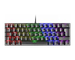 Teclado Mars Gaming RGB Switch Marrón, Negro (MK60BRES)