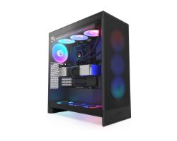 Caja NZXT H7 Flow RGB ATX EATX mATX Negra (CM-H72FB-R1)